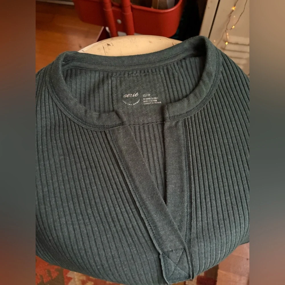 Aerie Ribbed Long Sleeve - Picture 7 of 7